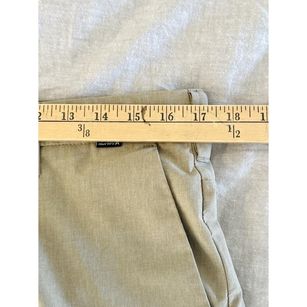 Hurley Chino Phantom Hybrid Walking Shorts Mens 32 Khaki Casual - Picture 5 of 7